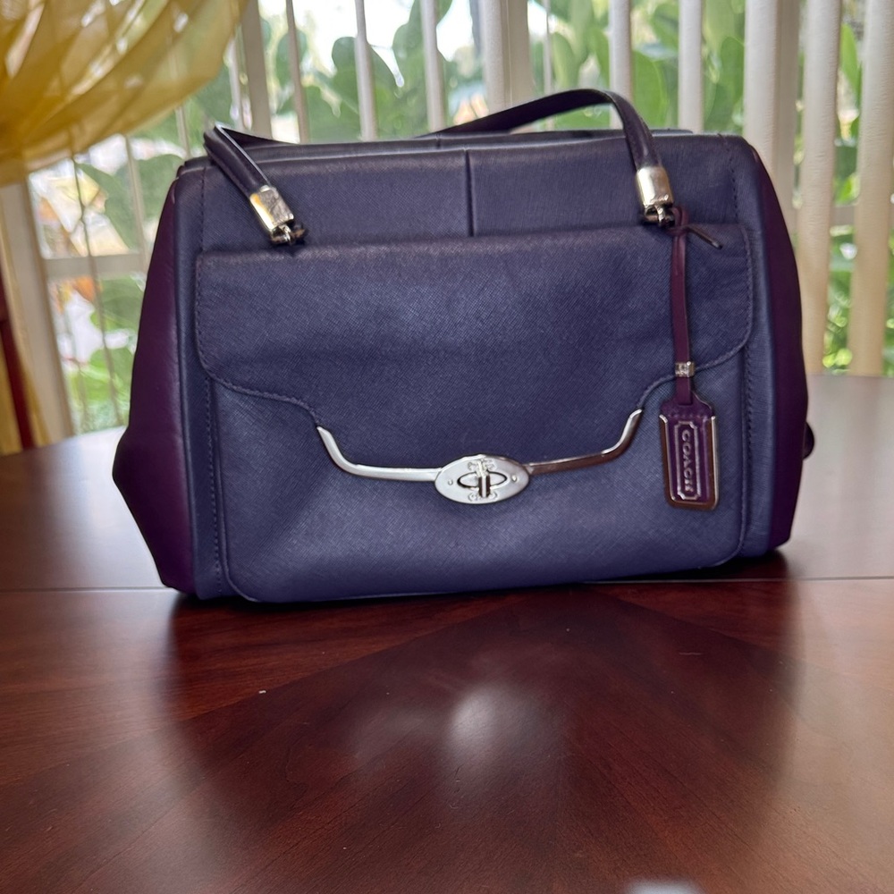 Coach Madison in Saffiano leather
